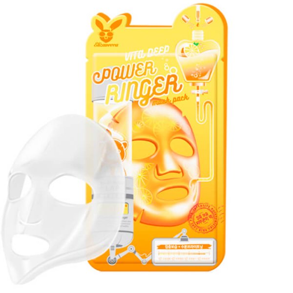 Маска для сияния кожи лица Elizavecca "Vita Deep Power Ringer Mask Pack", 23 мл