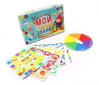 Настольная игра. Мои первые знания. Изучаем цвета