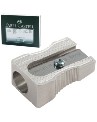 Точилка &quot;Faber-castell&quot;, металлическая, клиновидная, 1 отверстие