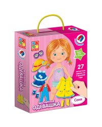 Магнитная игра-одевашка. Соня