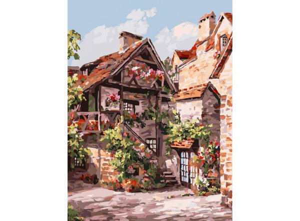 Обложка книги «Набор для рисования по номерам "Франция. Кареннак", 30x40 см»