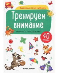 Тренируем внимание. Книжка с наклейками