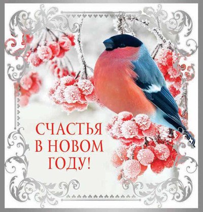 Открытка "Счастья в новом году!"