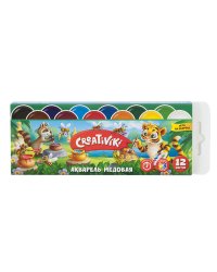 Акварель медовая "Creativiki", 12 цветов