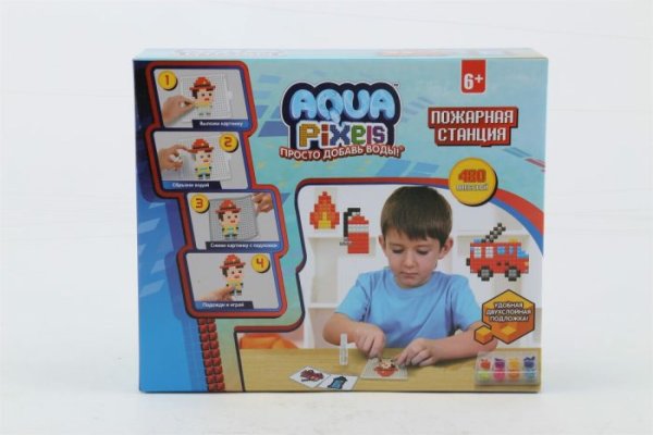 Набор Aqua pixels "Пожарная станция", 480 деталей