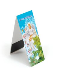 Закладка книжная с магнитом "С Рождеством!", 3,5х9,5 см