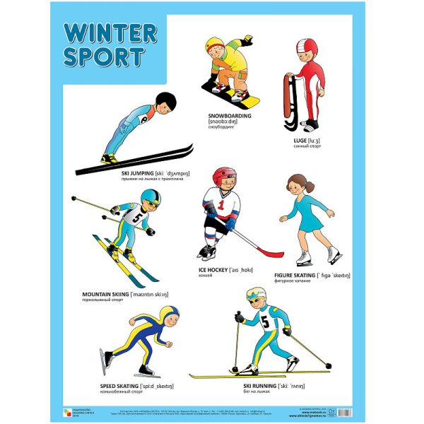Обложка книги «Плакаты "Winter Sport"», ISBN 9785431510076