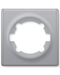 Рамка одноместная OneKeyElectro, серия "Florence", серая