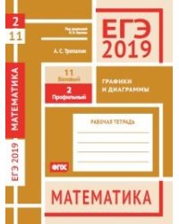 ЕГЭ 2019. Математика. Графики и диаграммы. Задача 2 (профильный уровень). Задача 11 (базовый уровень). Рабочая тетрадь