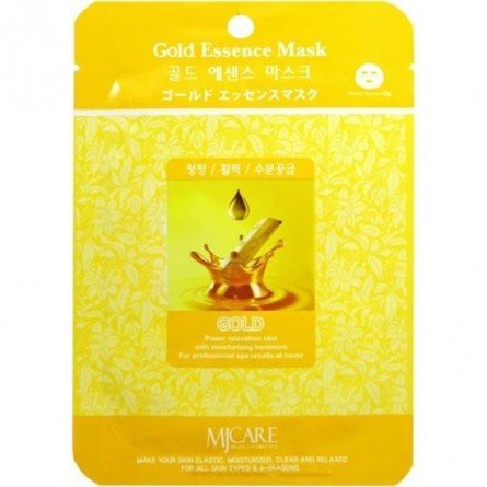 Маска тканевая с коллоидным золотом MJCARE "Gold Essence Mask"