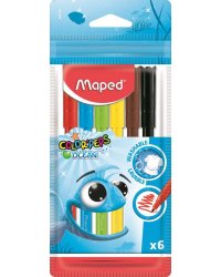 Фломастеры "Color peps ocean", 6 цветов