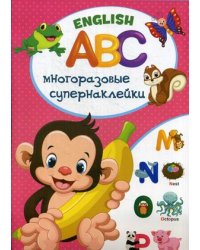 English. АВС. Многоразовые супернаклейки