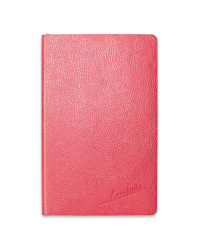 Ежедневник недатированный. Наппа, А5, 96 листов, красный металлик