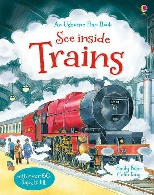 See Inside Trains (board book)