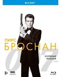 Blu-ray. Коллекция 007. Пирс Броснан (количество Blu-ray: 4)