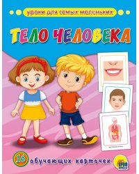 16 обучающих карточек "Тело человека"
