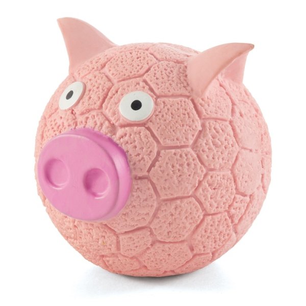 Игрушка для собак Triol "Свинка-мяч", 8,5 см