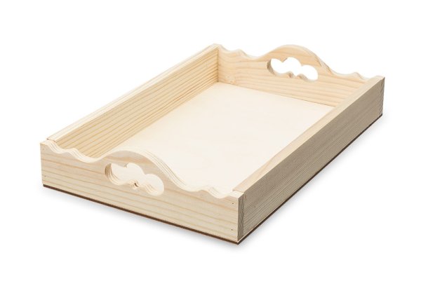Обложка книги «Заготовка для декорирования Mr. Carving "Поднос №1", сосна, 30x20 см, арт. ВД-650»