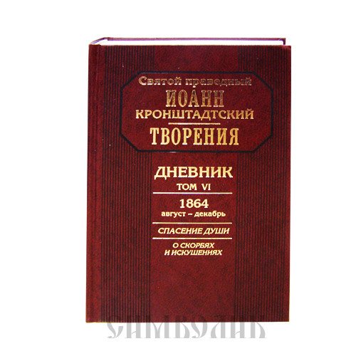 Творения. Дневник. Том 6. 1864, август - декабрь. Спасение души. О скорбях и искушениях