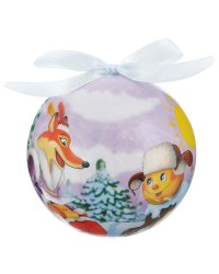 Украшение ёлочное "Шар. Колобок", диаметр 10 см
