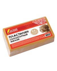 Пластилин скульптурный "Остров сокровищ", цвет телесный, 0,5 кг, мягкий