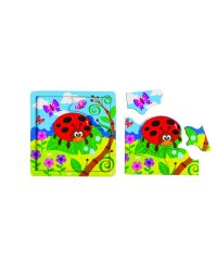 Игра из дерева "Божья коровка"
