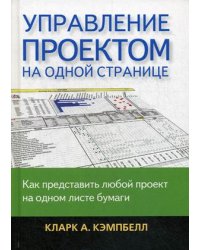 Управление проектом на одной странице. Как представить любой проект на одном листе бумаги