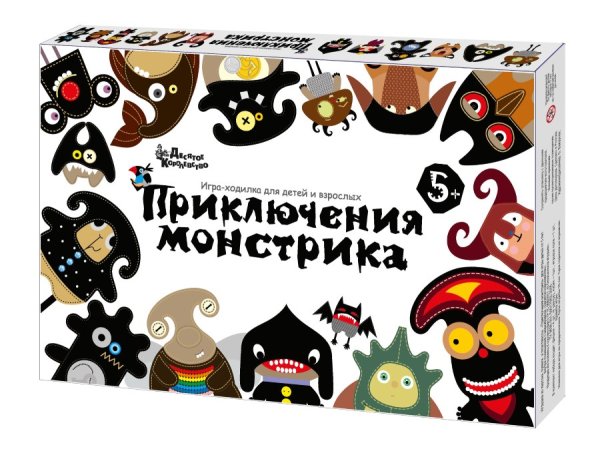 Игра настольная "Приключения монстрика"