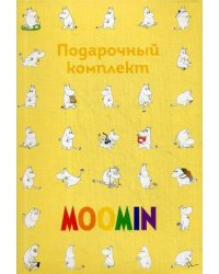 Moomin. Подарочный комплект: магнитные закладки, чехол для карточек, наклейки, ежедневник