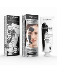 Моментальная экспресс-маска для лица Compliment "Black Mask", 80 мл