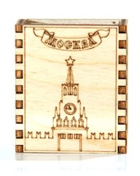 Спичечный коробок "Москва. Спасская башня"
