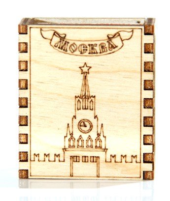 Обложка книги «Спичечный коробок "Москва. Спасская башня"»