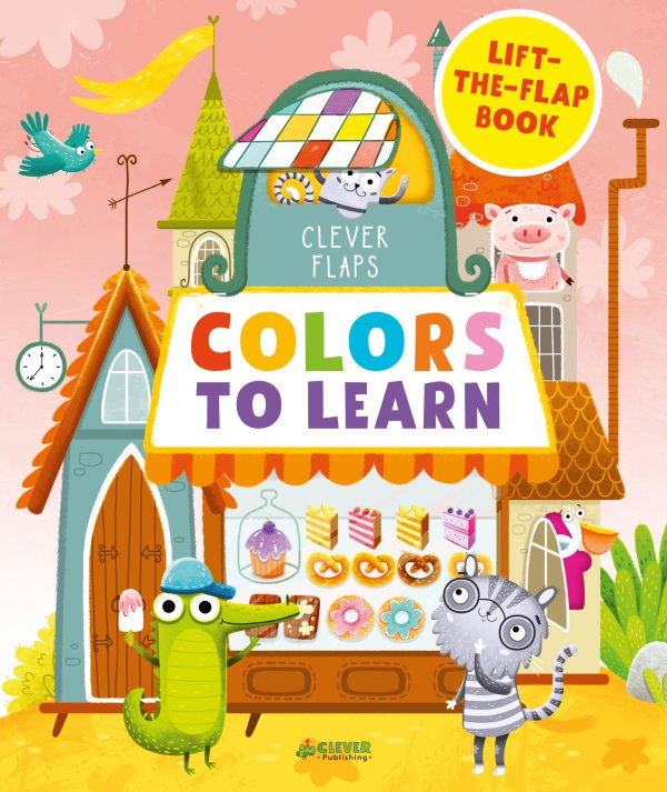 Обложка книги «Colors To Learn. Учим цвета. Книжка с клапанами», ISBN 9781948418478