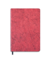 Записная книжка Гранж, красный металлик