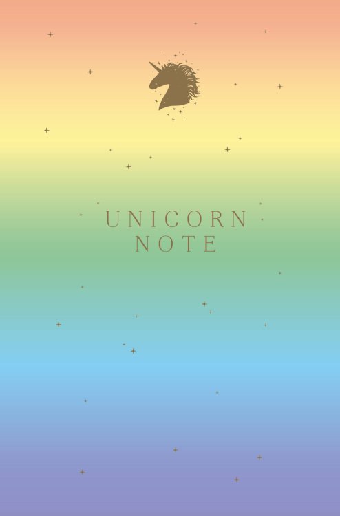 Блокнот. Unicorn Note