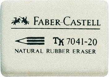 Ластики Ластик "Faber-castell 7041", белый, 36x26x8 мм