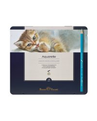Карандаши акварельные с ложементом "Aquarelle", 24 цвета