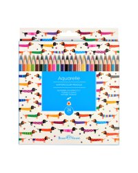 Карандаши акварельные "HappyColor", 24 цвета