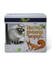 Кружка PrioritY "Наглая рыжая морда. Енот", 380 мл