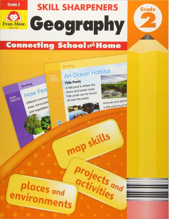 Skill Sharpeners. Geography, Grade 2