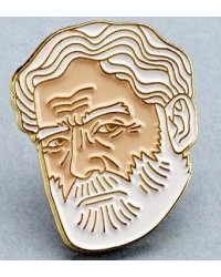 Значок эмалированный &quot;Эрнест Хемингуэй&quot;