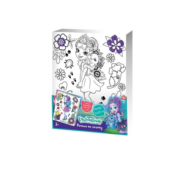 Обложка книги «Набор для росписи по холсту "Enchantimals"»