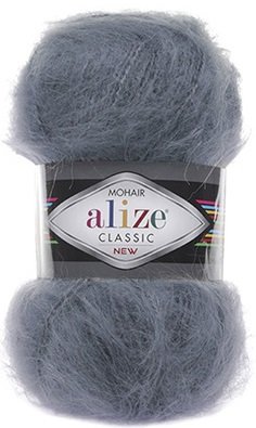 Обложка книги «Набор пряжи Alize "Mohair classic new", 200 метров, 5 мотков по 100 грамм, цвет: 87 угольно-серый (количество товаров в комплекте: 5)»