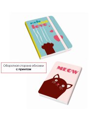 Блокнот для записей. Meow! Дизайн 2, А6, 96 листов, линия