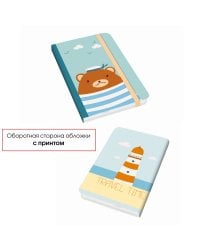 Блокнот для записей. Travel Time. Медведь, А6, 96 листов, линия