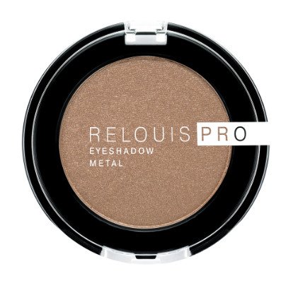 Тени для век Relouis "PRO EYESHADOW METAL" (тон 54, янтарный)