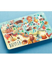 Открытка "Карта России"