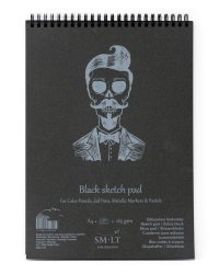 Скетчбук "Authentic Black", А5, 20 листов
