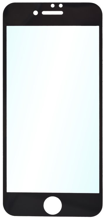 Обложка книги «Защитное стекло для телефона "skinBOX. 1 side full screen", для Apple Iphone 7/8, цвет черный»