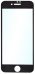 Обложка книги «Защитное стекло для телефона "skinBOX. 1 side full screen", для Apple Iphone 7/8, цвет черный»
